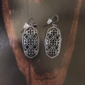 Kendra Scott Jewelry - Kendra Scott Elle Gunmetal Gray Earrings Kendra Scott Jewelry - Kendra Scott Elle Gunmetal Gray Earrings